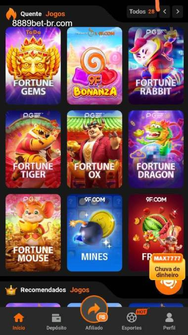 Aplicativo móvel 8889BET para iOS e Android